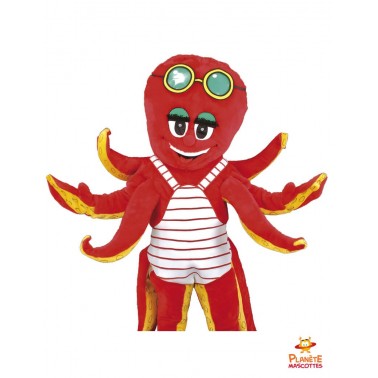 Costume mascotte de pieuvre