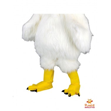 Pantalon mascotte de coq blanc