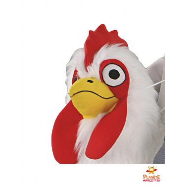 Disfraz de mascota con espalda de pollo