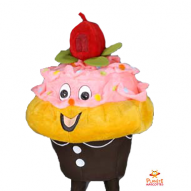 Mascota de cupcake