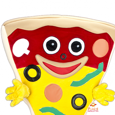 Mascota de pizza Planète Mascottes