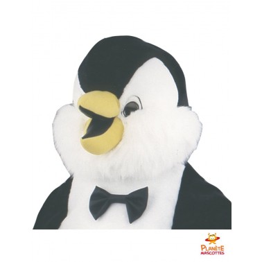 Tête mascotte de pingouin