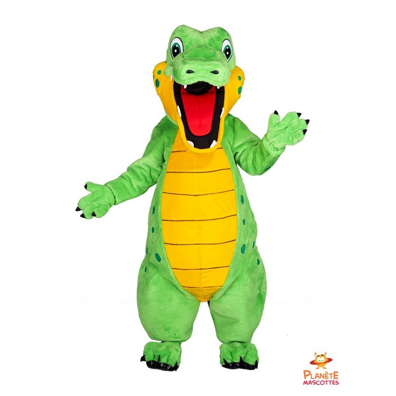 Disfraz de mascota publicitaria del cocodrilo