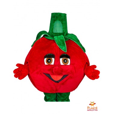 mascota de tomate Planète Mascottes