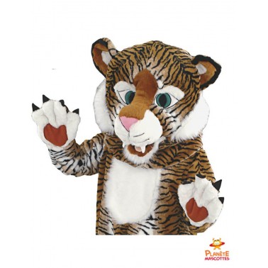 Costume mascotte de tigre
