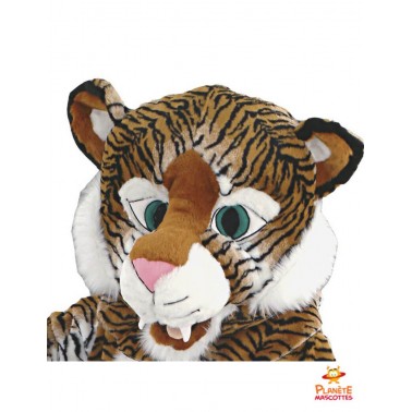 Tête mascotte de tigre