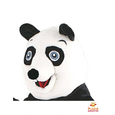 Tête de panda mascotte