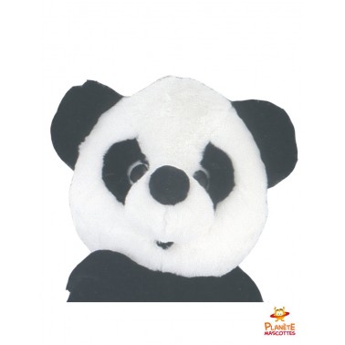 Tête mascotte de panda