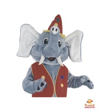 Costume mascotte éléphant du cirque