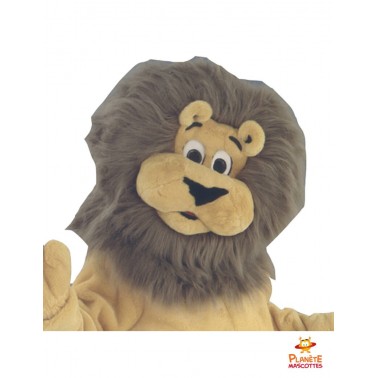 Tête mascotte de lion