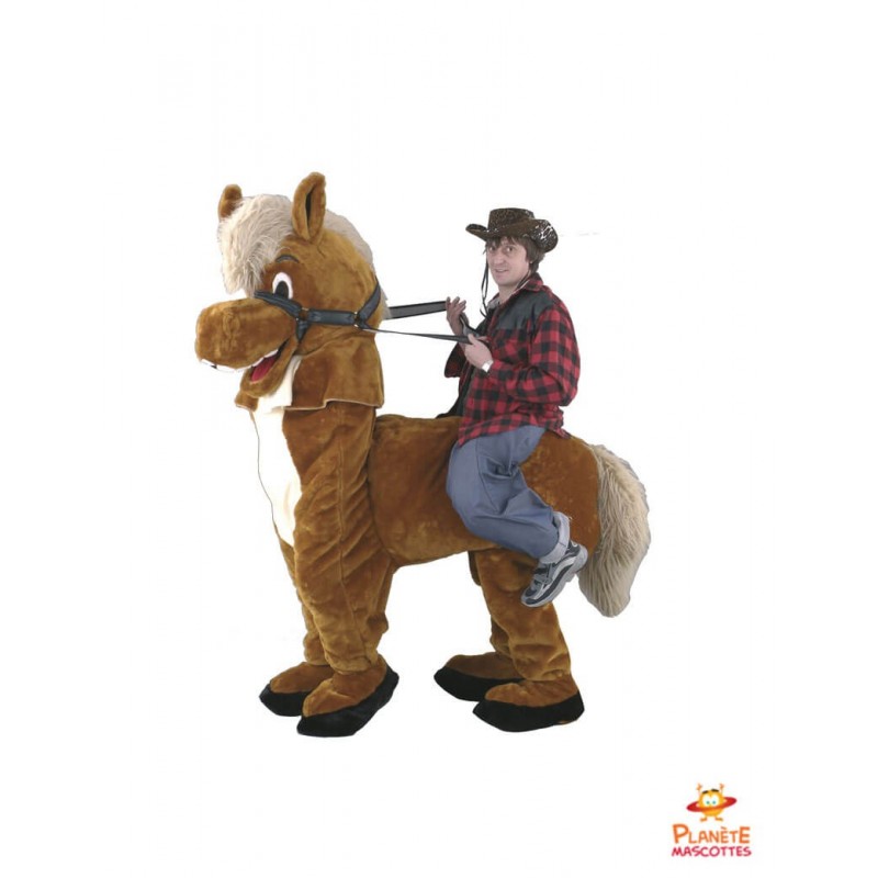 Disfraz de mascota a caballo Planète Mascottes