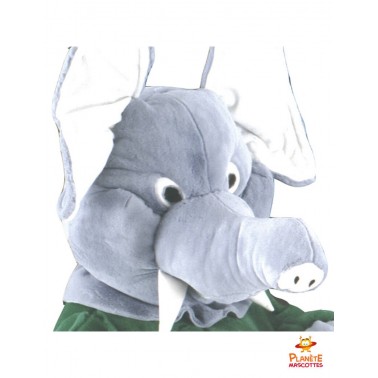 Disfraz de mascota de elefante