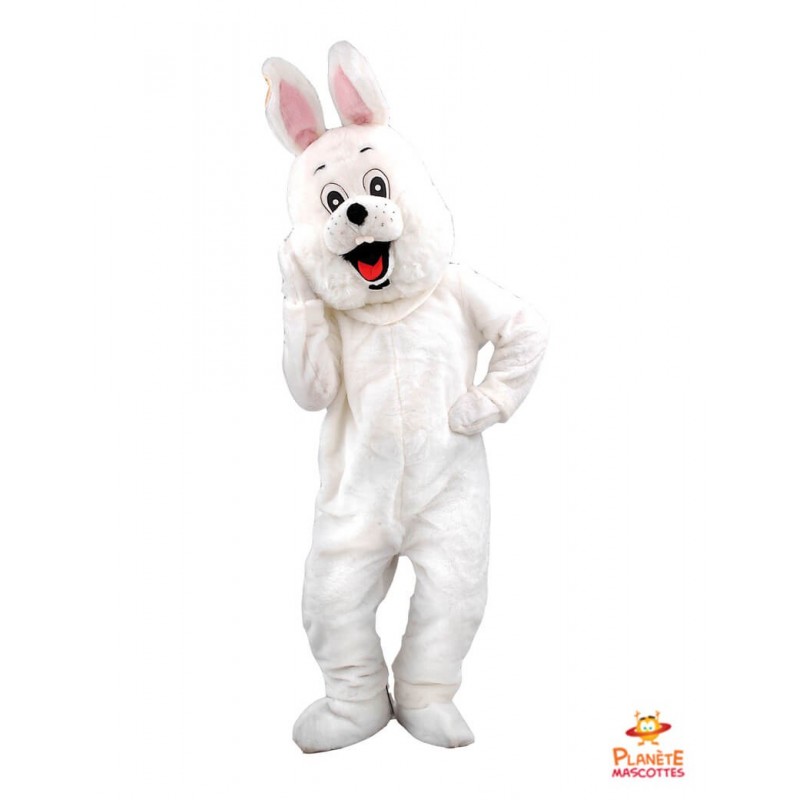 Disfraz conejo blanco Planète Mascottes