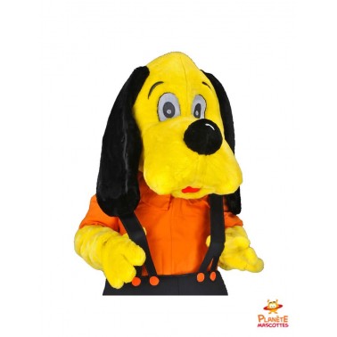 Mascota del perro amarillo