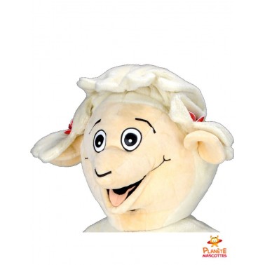 Tête mascotte de mouton