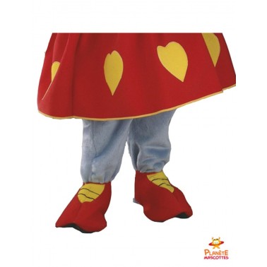 Pantalon mascotte souris jaune rouge