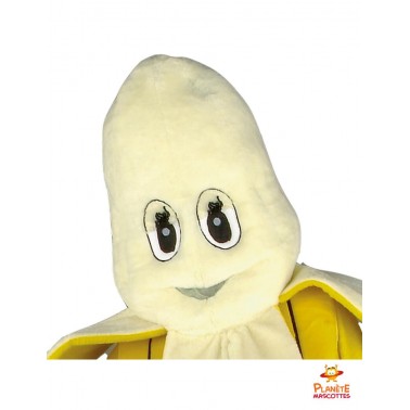 Tête mascotte de banane