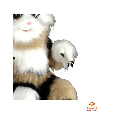 Détails costume mascotte chat tigré