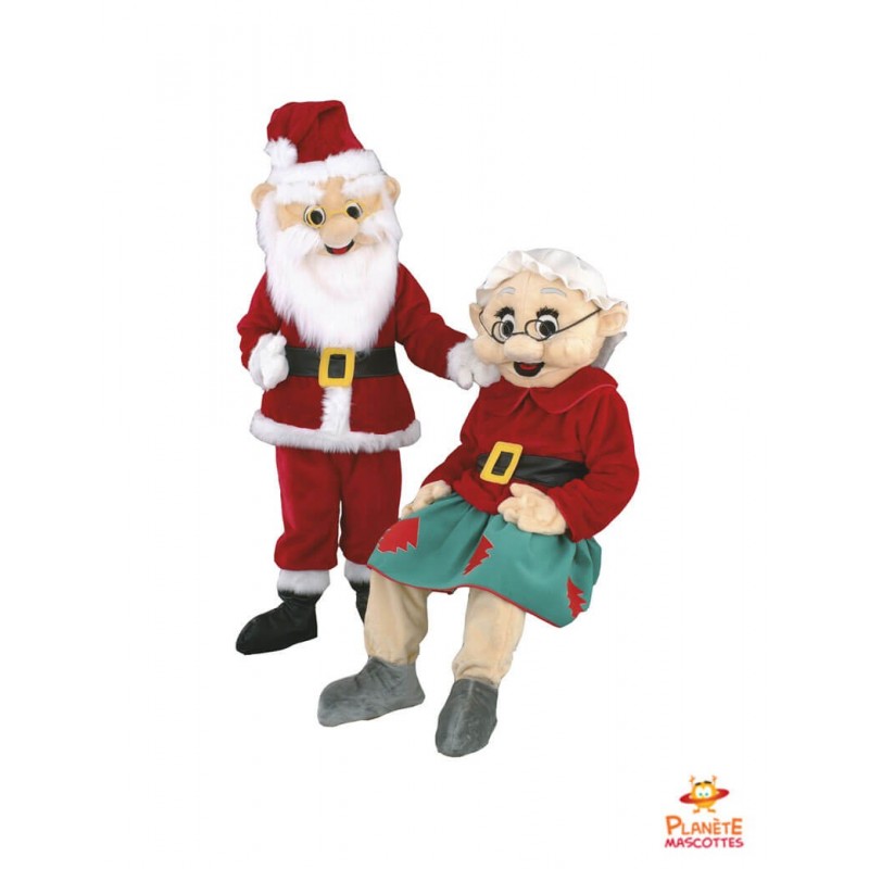Disfraz de Santa Claus o de Sra. Claus Planète Mascottes
