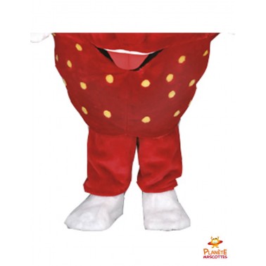 Pantalon mascotte de fraise